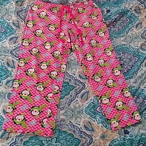 Womens size large fruit of loom pajama bottoms